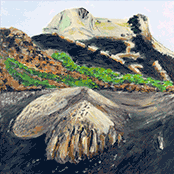 Ashes over Monte Oe